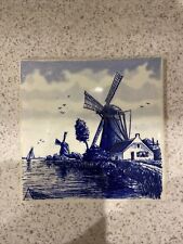Delfts Blauw Tile Hand Painted