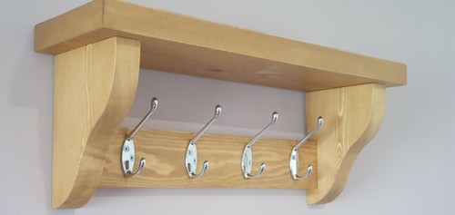 Coat rack with - with, shelf