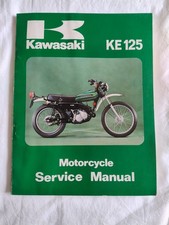 Kawasaki KE125 factory service manual 1974-1981 KS/KE125 A, A3, A4, A5, A6,A7,A8