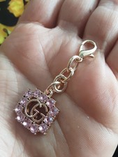 Gucci Keychain  gold / pink stamped