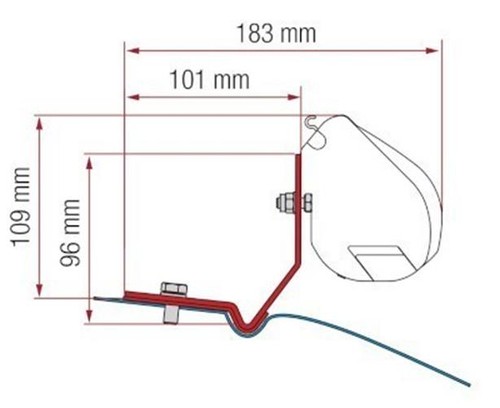 Fiamma f35 pro 220 - f35, awning