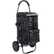 X Large Insulated Pocket Lightweight Wheeled Shopping Trolley Cart Luggage Bag.