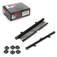 2x Sunshade UV Protection Side Window Blinds Transparent for Mitsubishi