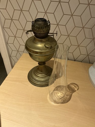 Vintage brass oil - oil, paraffin