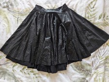 Black Milk Clothing Black Wax Cheerleader Skirt, Size XS, New With Tags 