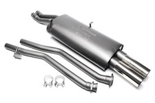 Sport Exhaust for BMW E30 3 Series 320i 325i Convertible 2x76mm +ABE