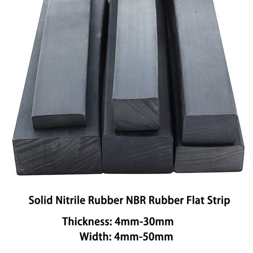 Solid black nitrile nbr rubber - solid,