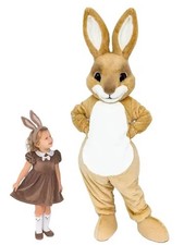 New Plush Brown Easter Bunny