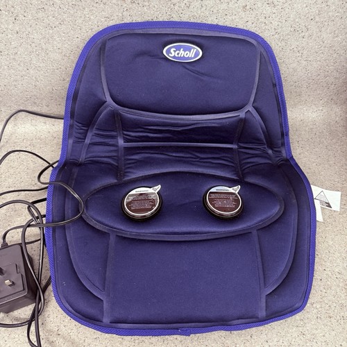 Scholl back massage cushion - scholl,