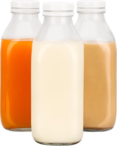Belle vous glass milk bottles - belle,