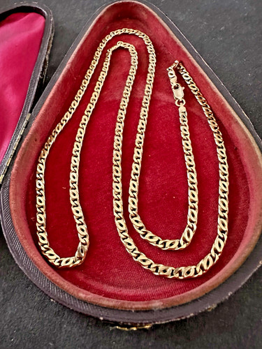 Long heavy chain vintage - chain:, 9k