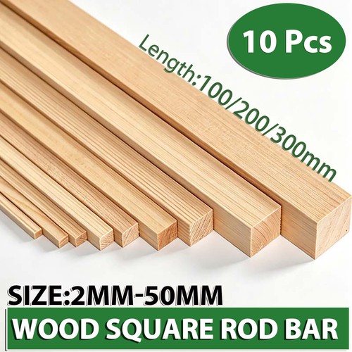 Pcs balsa wood square rod - 10,