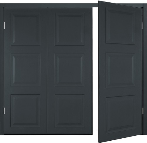 New side hinged garage - side,