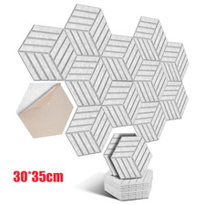 12x Acoustic Wall Panel Tiles