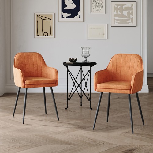 Velvet dining chairs - velvet,