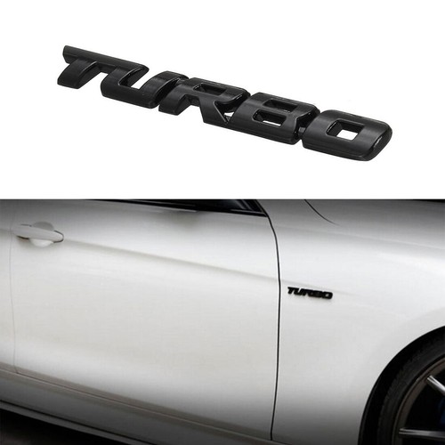 Black turbo letter - black, 3d