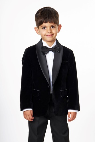 Boys kids velvet tuxedo - boys,
