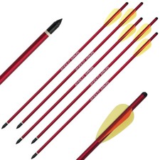 5X 16" Crossbow Bolts Aluminium Screw Off Tip Arrows Rifle Xbow Hunting Shooting