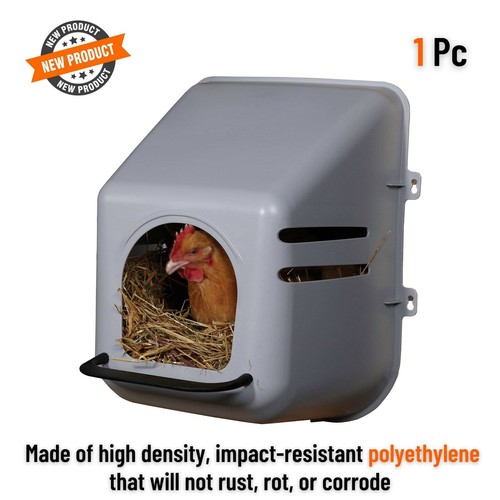 Plastic chicken nesting box - chicken,