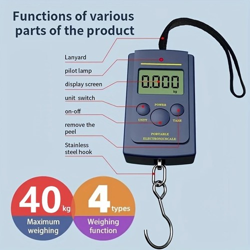 40kg portable digital weighing - digital,