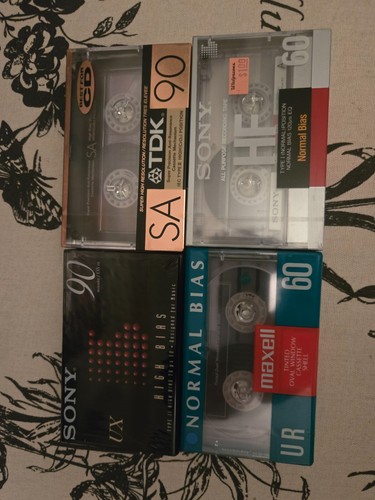 Blank cassette tapes tdk sony - tapes, tdk,sony