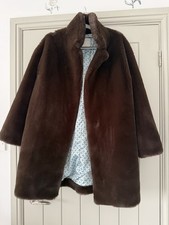 Sandro Faux Fur Coat Size 1