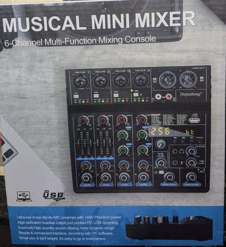 Depusheng mixer portable - depusheng, m6