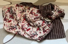 Unique Handmade Asian Multicolored Infant Baby Carrier Ring Sling Pockets Boho