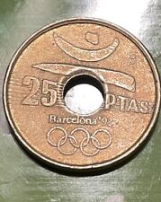 Spain 25 Pesetas discus throw Coin 1990 - 1991  Barcelona Olympics 1992