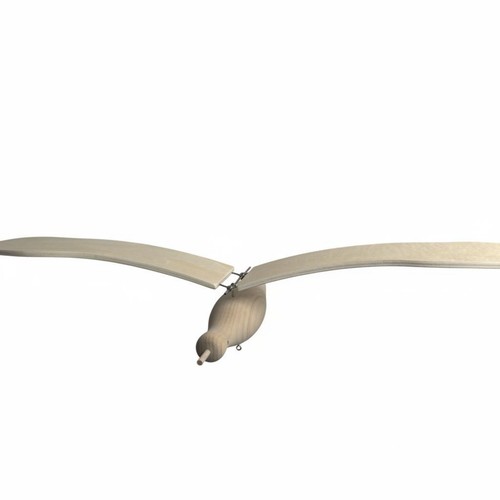Wooden seagull hanging - wooden,