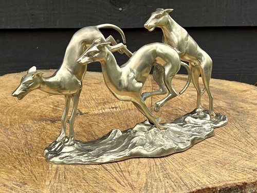 Lovely vintage brass racing - lovely,