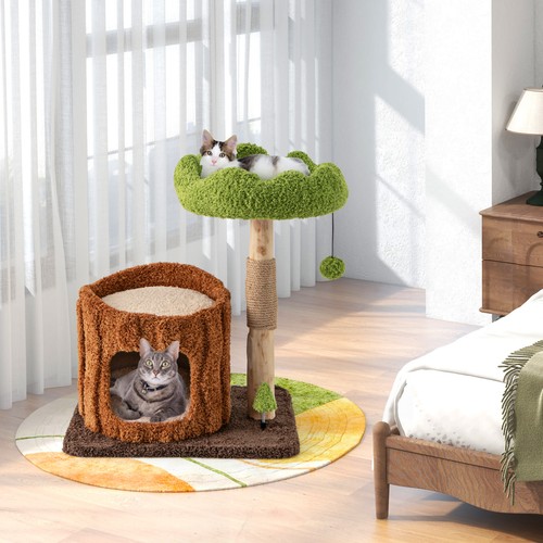 Cat tower with - cat,