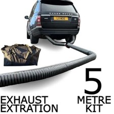 Exhaust Fume Extraction System Fan Ducting Ventilation High Temp Fan 5m + Bag