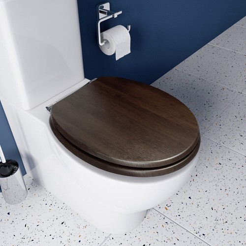Croydex round moulded wood - round,