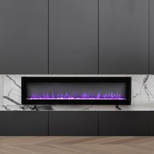Electric Fireplace LED Wall