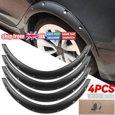 4Pcs 3.1 82mm Universal Flexible Car Fender Flares Extra Wide Body Wheel Arches