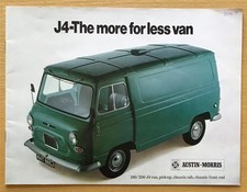 AUSTIN MORRIS J4 Sales Brochure Sep 1970  2766 180/200 Van Pickup Chassis Cab+