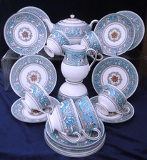 Wedgwood Turquoise Florentine