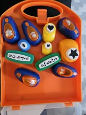 Fiskars Motive Lever Punch, Star Heart Flowers Moons Etc 