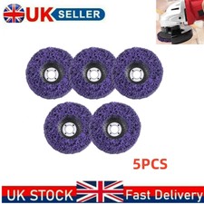 5Pcs 4'' Poly Strip Disc Wheel