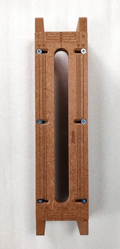 Door lock router jig - door,