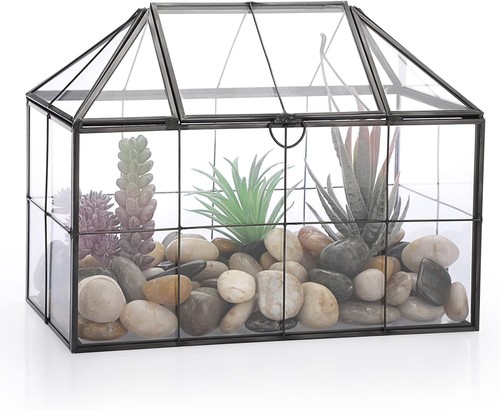 Sumtree black glass - black, terrarium