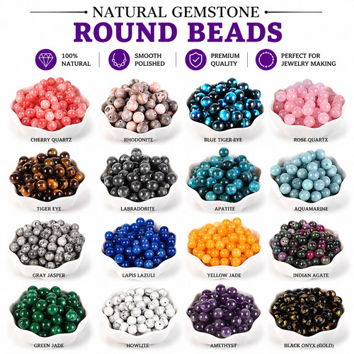 12mm natural gemstone loose - natural,