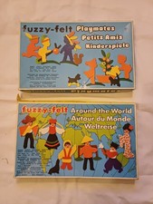 2 X Vintage Fuzzy Felt Kits
