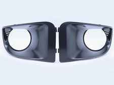 For 04-05 Subaru Impreza WRX STI GDB JDM FogLight Lamp Covers Bezel - Black Matt