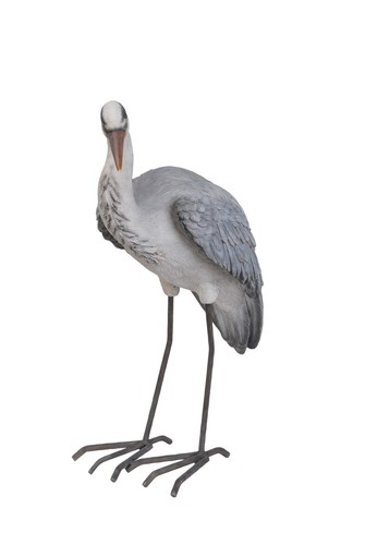 Standing heron garden - h,