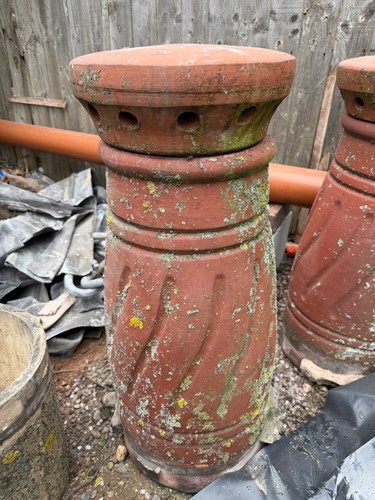 Reclaimed spiral terracotta - reclaimed,