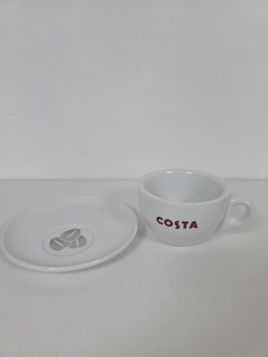 Costa coffee cup saucer set - cup,