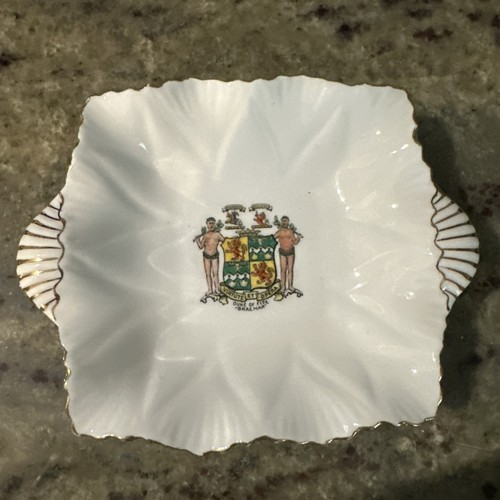 Vintage shelley pin dish - shelley, crest