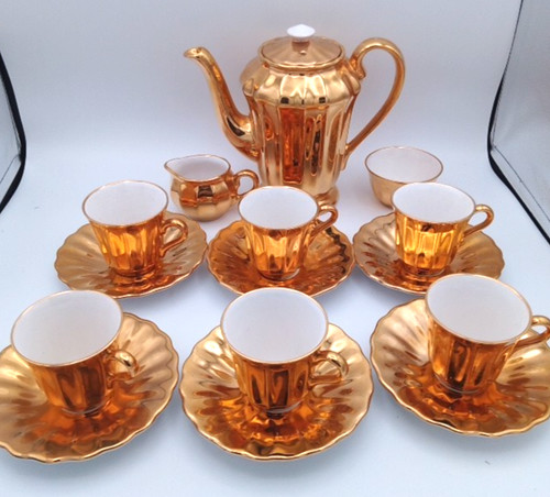 Wade lusterware gold coffee - lusterware,